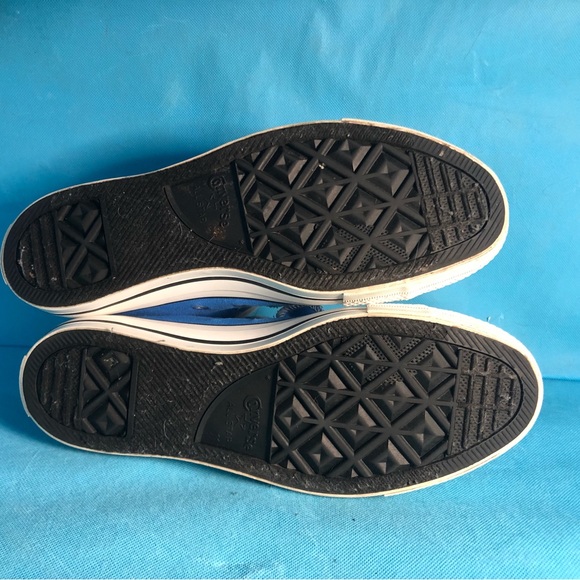 Blue Converse Chuck Taylor double upper - Picture 14 of 16